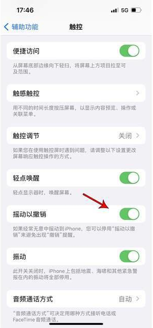 涿鹿苹果手机维修分享iPhone手机如何设置摇一摇删除文字 